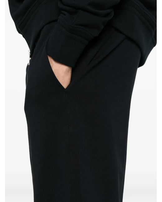 Zegna Black Elasticated-Waistband Track Pants for men