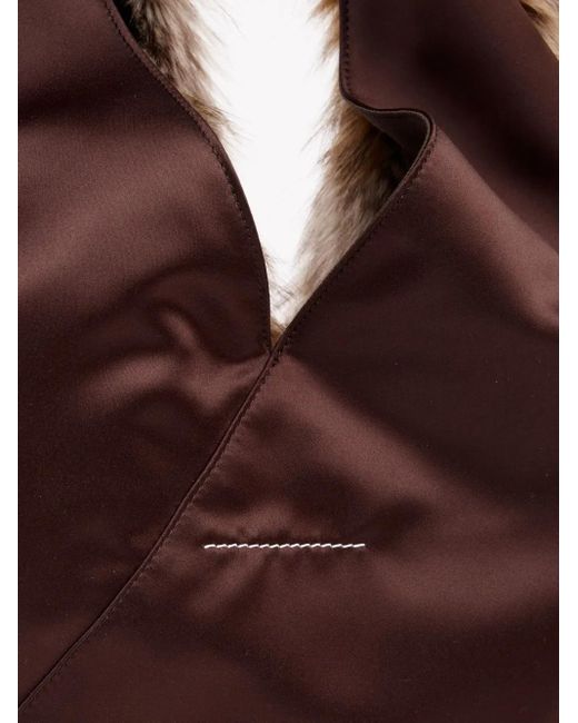 MM6 by Maison Margiela Brown "Classic Japanese" Handbag Bags