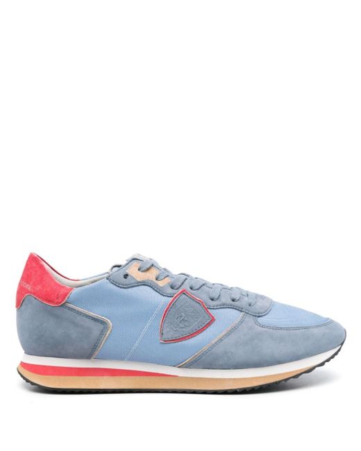 Philippe Model Blue Trpx Panelled Sneakers for men