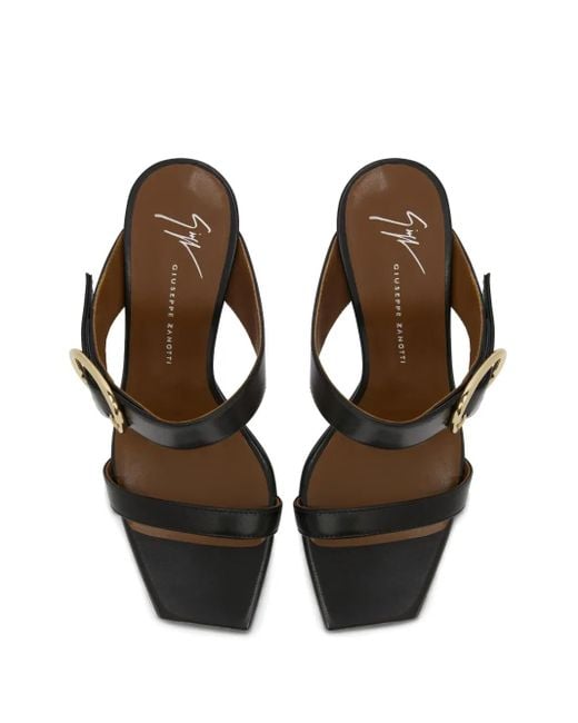 Giuseppe Zanotti Black 90Mm Geraldhine Sandals