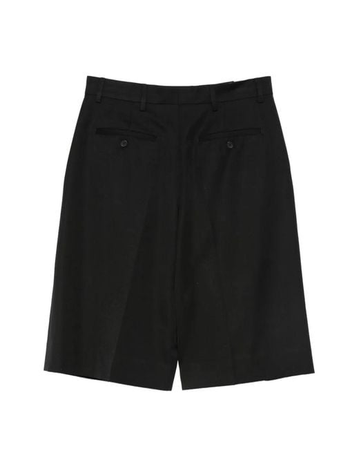 Simone Rocha Black Short Plissé for men