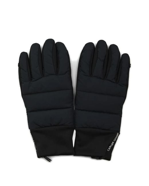 Canada Goose Black Wattierte Handschuhe