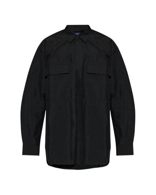 Comme des Garçons Blue Flap-Pocket Shirt for men