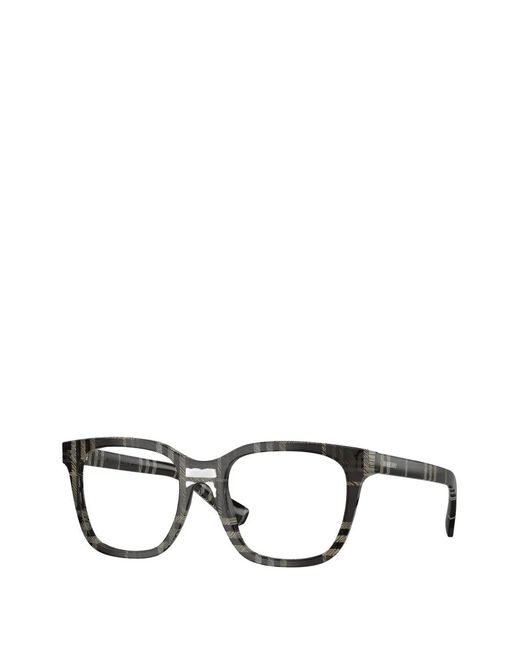 Burberry Black Check-Pattern Glasses
