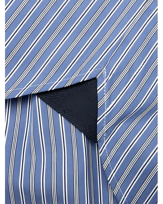 Sacai Blue Striped Shirt for men