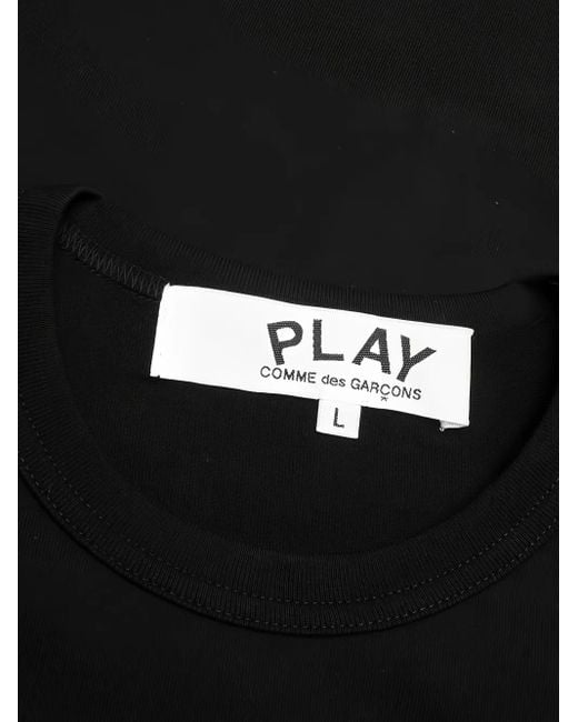 COMME DES GARÇONS PLAY Black Heart Detail Long Sleeve Sweater