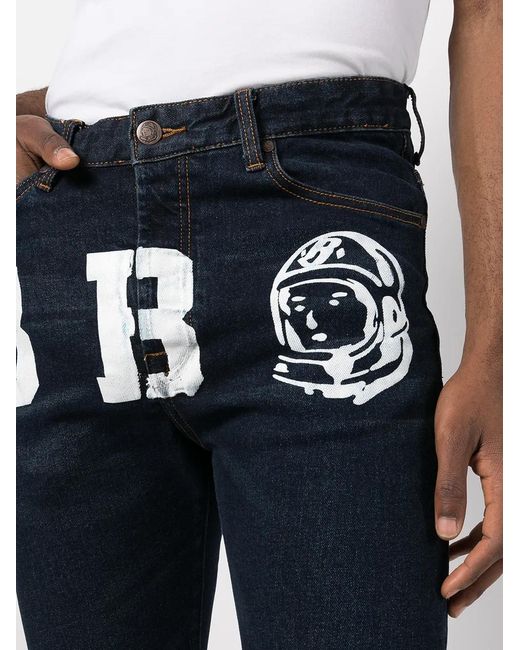 BBCICECREAM Blue Dromeda Slim-Cut Jeans for men