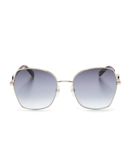 Marc Jacobs Blue J Marc Oversize-frame Sunglasses