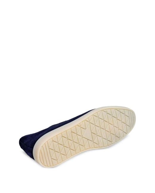 Hackett Blue Martins Suede Boat Shoes for men