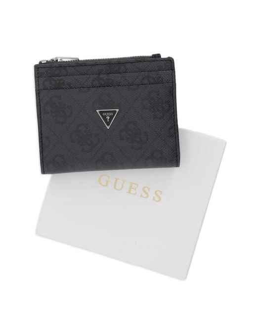 Guess Black Milano Leather Cardholder for men