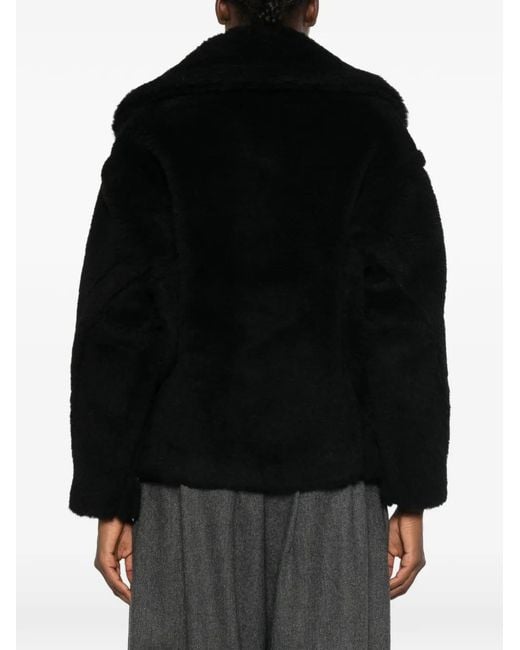 Max Mara Black Malcuno Double-Breasted Jacket