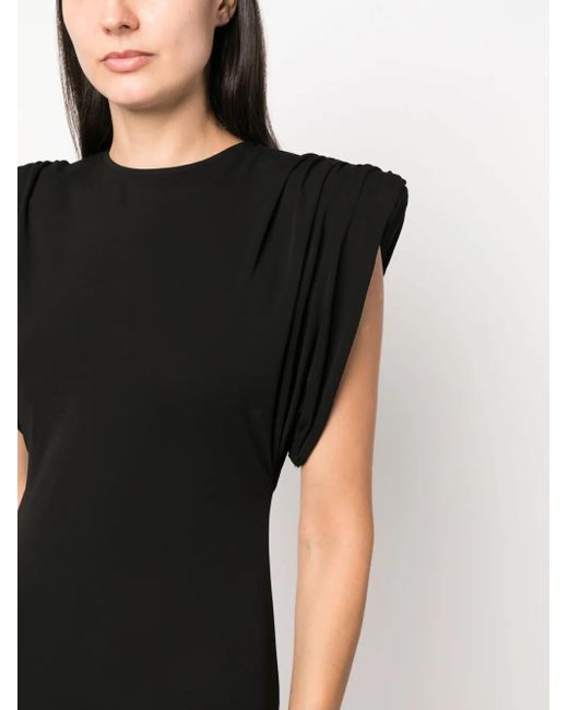 Abito Corto Smanicato di Wardrobe NYC in Black