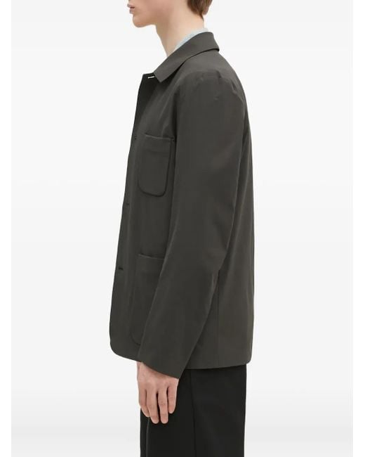 Paul Smith Gray Buttoned Patch-Pocket Jacket for men