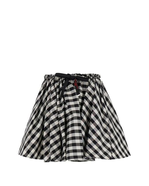 Givenchy White Mini Pleated Skirt