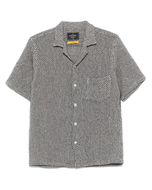 Portuguese Flannel Gestricktes Agora Hemd in Gray für Herren