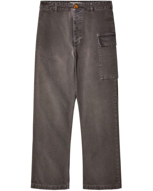 Marni Gray Straight-leg Cargo Jeans for men
