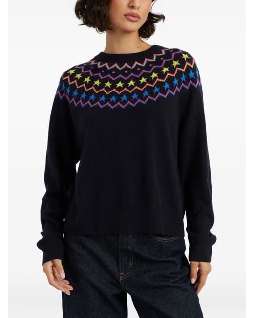 Chinti & Parker Blue Wool Blend Sweater