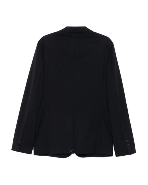 Lanvin Black Buttoned Single-Breasted Blazer for men