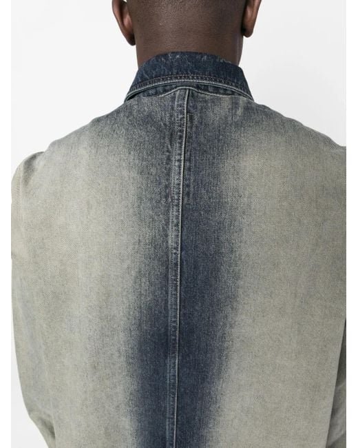 Giacca Denim di Rick Owens in Blue da Uomo