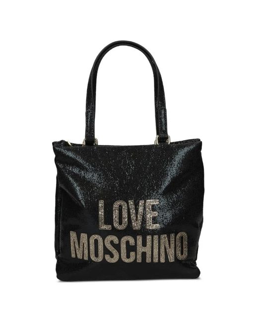 Love Moschino Black Sac À Main À Logo