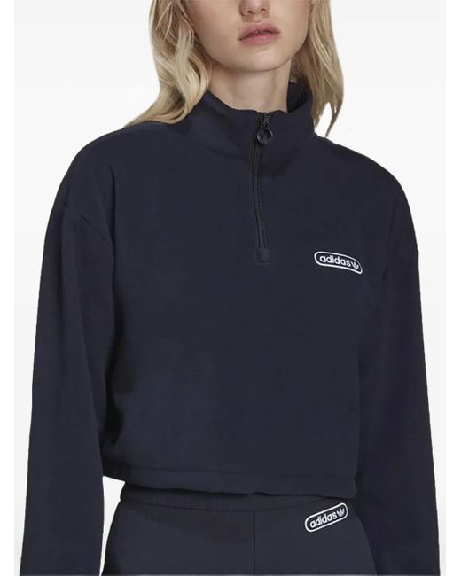 Adidas Blue Stadium Retro Luxury "Legend Ink" Sweatshirt