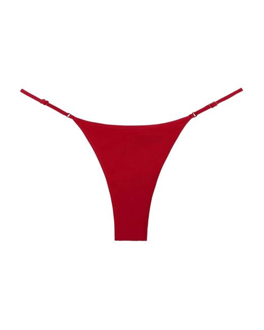 Tropic of C Red Luna String Bikini Bottoms