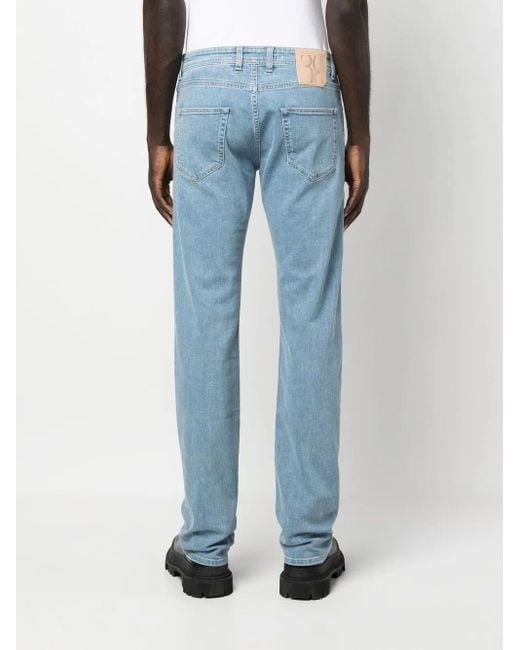 Billionaire Blue Regular Straight-Leg Jeans for men