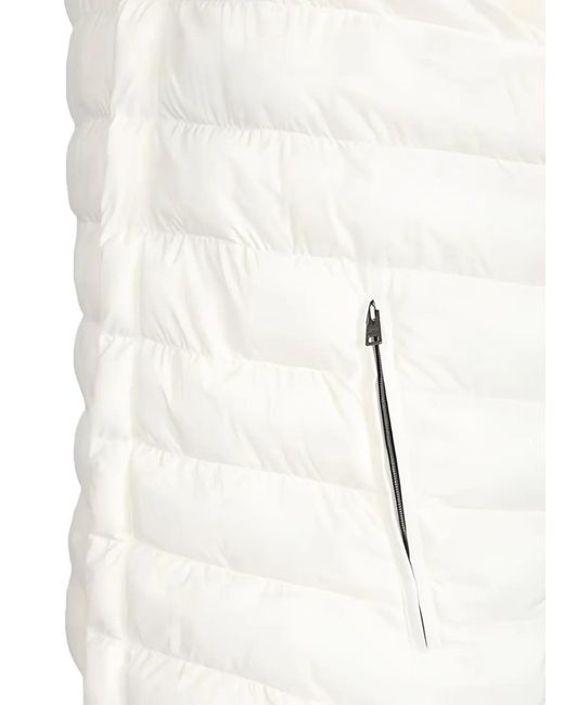 Herno White Quilted Down Gilet for men