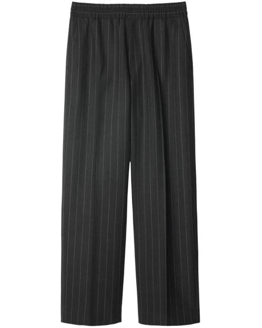 メンズ Burberry テーラードパンツ Black