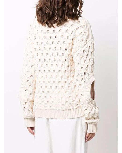 Stella McCartney Multicolor Open-Knit Jumper