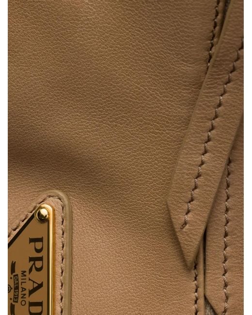 Prada Natural Explore Large Nappa Leather Bag