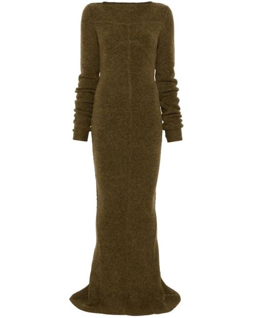 Rick Owens Green Luna Gown