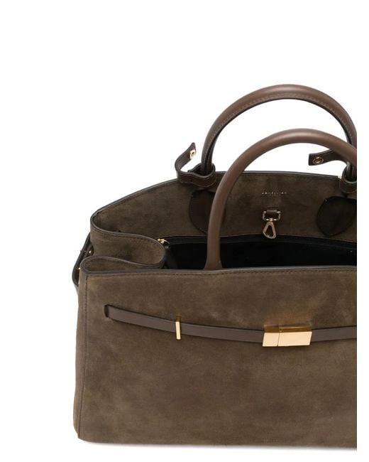 Sac À Main Hudson En Daim DeMellier London en coloris Brown