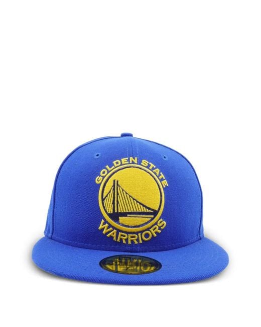 KTZ Blue 59Fifty Golden State Warriors Baseball Cap for men