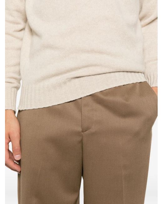 Briglia 1949 Natural Button Trousers for men