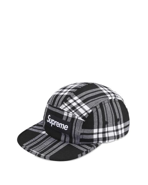 Farfetch Supreme Baseball Cap Black S Logo Supreme Hat Supreme