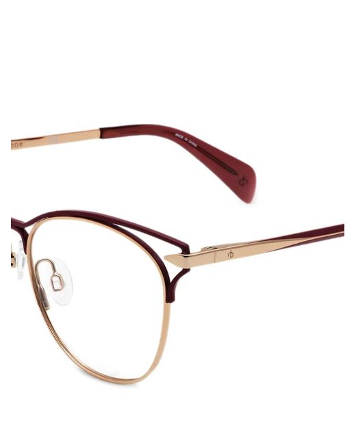 Rag & Bone White Geometric-Frame Glasses