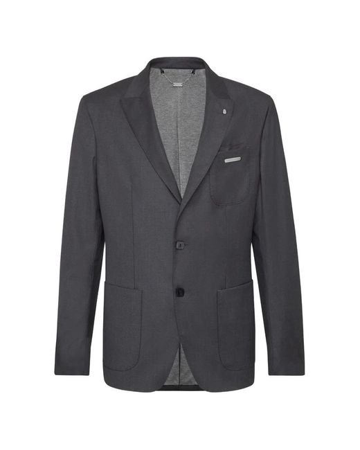 Billionaire Gray Tailored-Fit Blazer for men