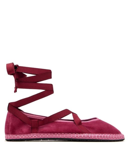 Flabelus Red Jimena Ballerina Shoes