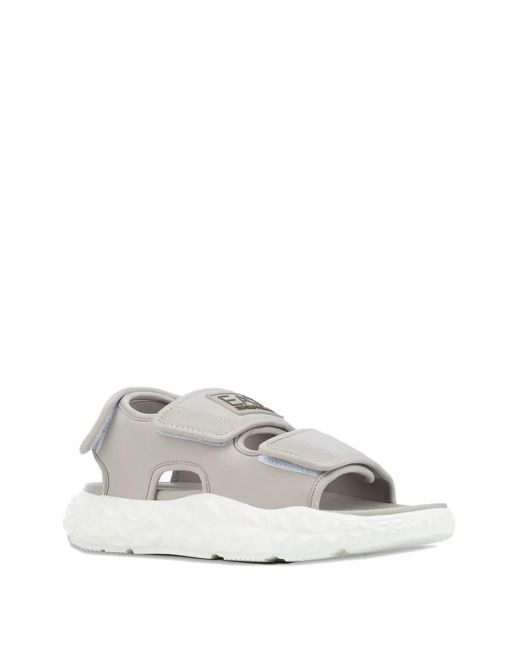 EA7 White Touch-Strap Sandals for men