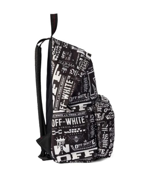 メンズ Off-White c/o Virgil Abloh Heritage Multilogo バックパック Black