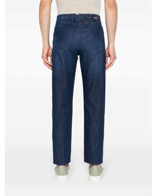 Incotex Halbhohe Slim-Fit-Jeans in Blue für Herren