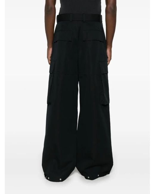 Pantalon Ample À Poches Cargo Jil Sander pour homme en coloris Black