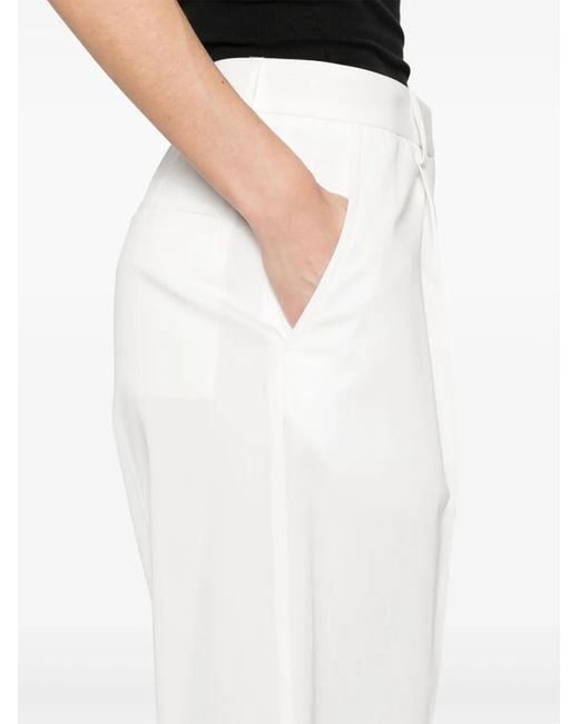 Totême White Tailored Trousers