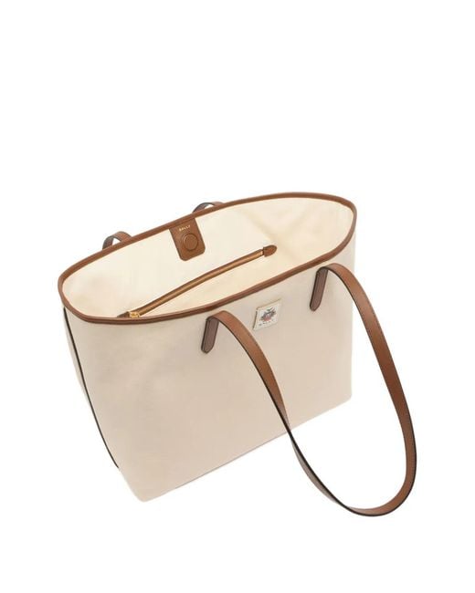 Bally Natural Edelbiss Tote Bag