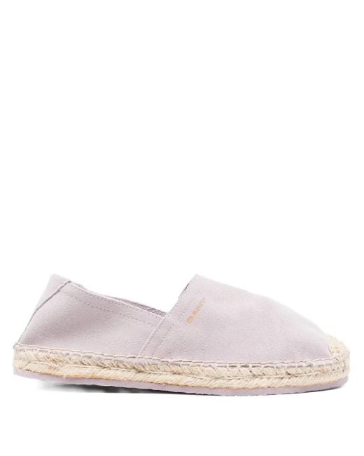 Gant Pink Flache Espadrilles Aus Wildleder