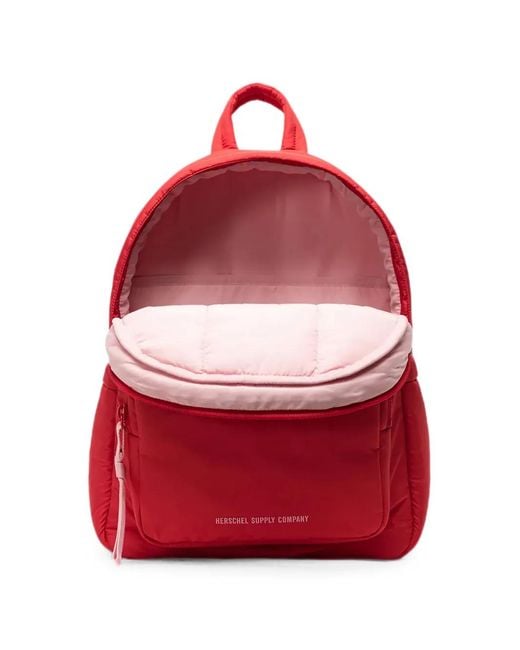 Herschel Supply Co. Red Cloudform 22L Padded Logo-Print Backpack