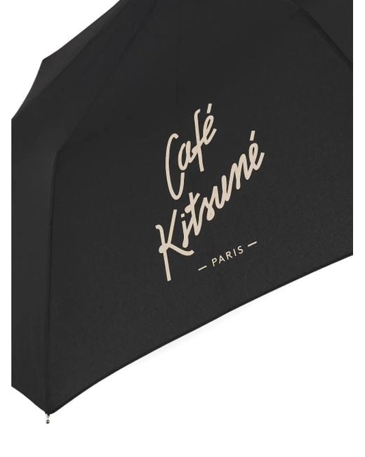 Café Kitsuné Black Logo Umbrella