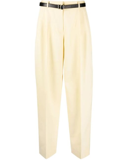 Jil Sander Broek Van Wol in het Natural