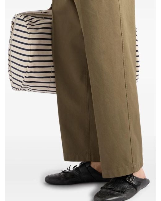 Prada Green Cotton Chinos for men